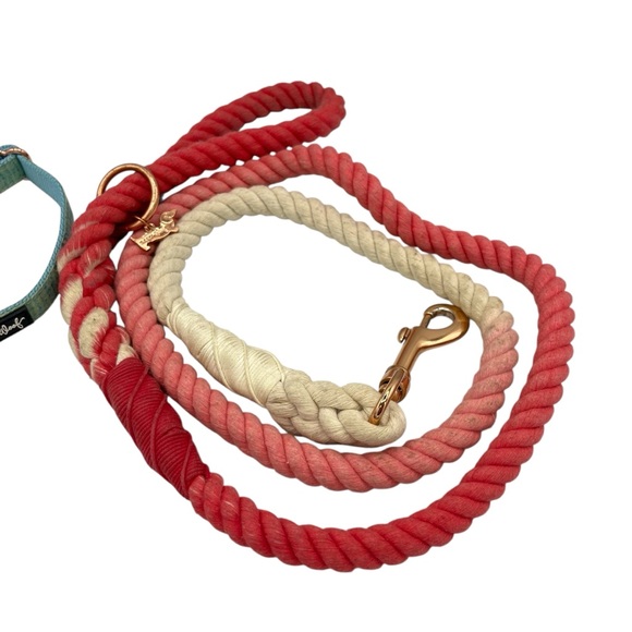 Sassy Woof Adjustable Harness, Rope Leash, and Collar Bundle - Picture 4 of 9